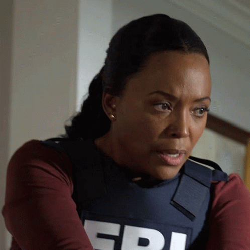 Woman Wearing FBI Vest