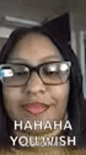 Woman Wearing Glasses Laughing