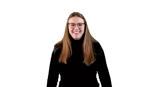 Woman Wearing Glasses Smiling