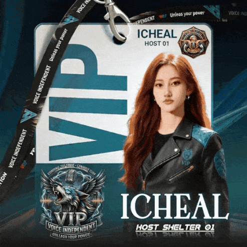 Woman Wearing Lanyard Saying Icheal Host Shelter 01