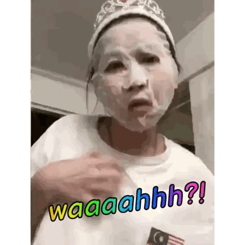 Woman Wearing Mask and Tiara