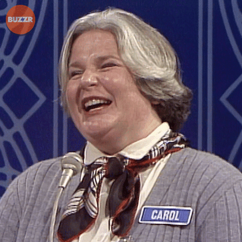 Woman Wearing Name Tag Carol GIF