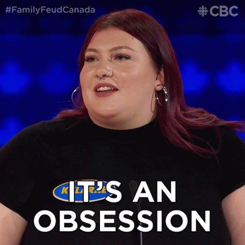 Woman Wearing Obsession Shirt