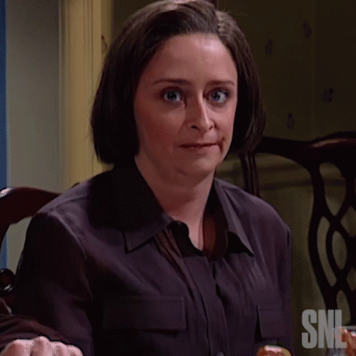 Woman Wearing Purple SNL Shirt GIF