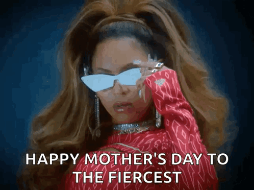Woman Wearing Sunglasses Happy Mother's Day