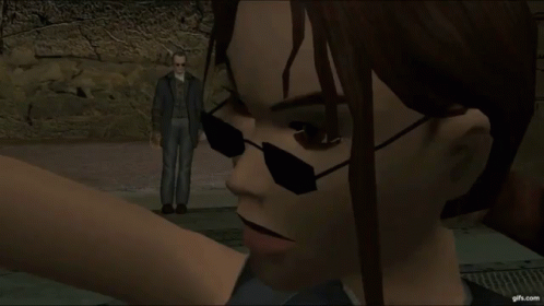 Woman Wearing Sunglasses Next to Man in Suit