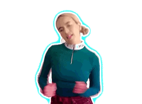 Woman Wearing Sweater with Rol Collar