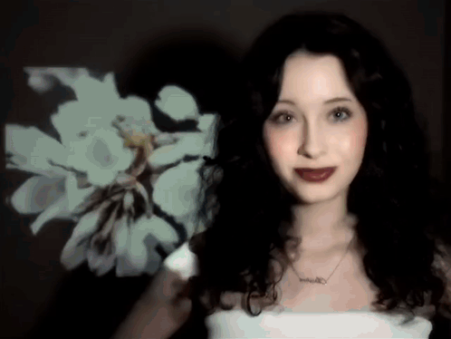 Woman Wearing Sydney Necklace GIF