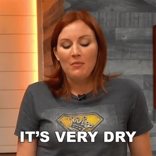 Woman Wearing Very Dry T-Shirt GIF