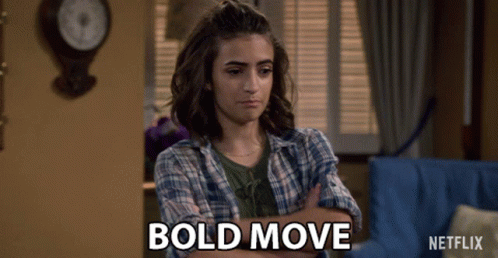 Woman With Arms Crossed Says Bold Move Netflix Ad