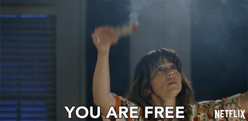 Woman With Arms in the Air Says You Are Free Netflix
