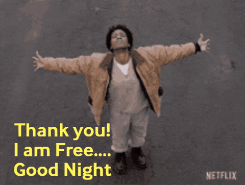 Woman With Arms Outstretched Netflix Ad GIF