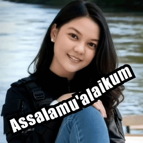 Woman with Assalamu Alaikum