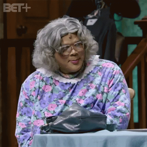Woman With BET Logo GIF