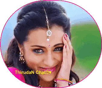 Woman with Bindi Surrounded by Thirutan Chat