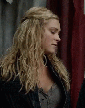Woman with Blonde Hair and Leather Jacket