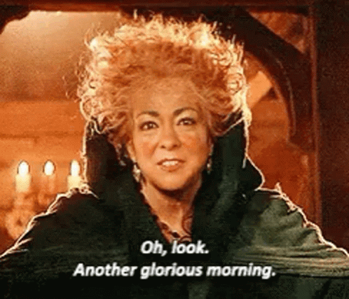 Woman with Blonde Hair Talking About Morning