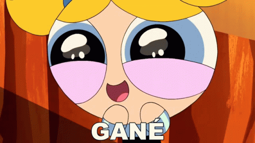 Woman With Blue Hair In Red Shirt Saying You Tell Yourself Gane GIF