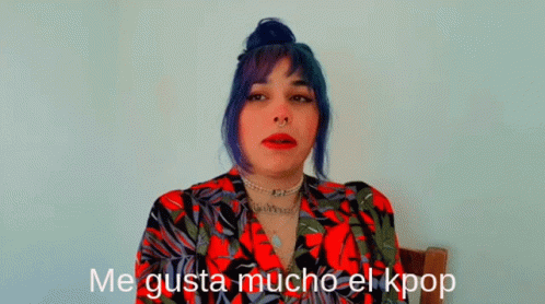 Woman With Blue Hair Me Gusta Mucho El Kpop