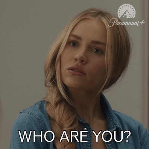 Woman with Braided Hair Asking Who Are You