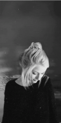 Woman with Bun in Hair