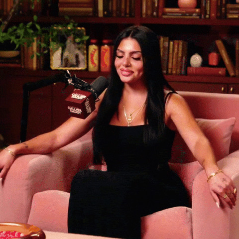 Woman With Call Me Daddy Microphone