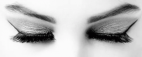 Woman With Caption When He Looks Me in the Eye