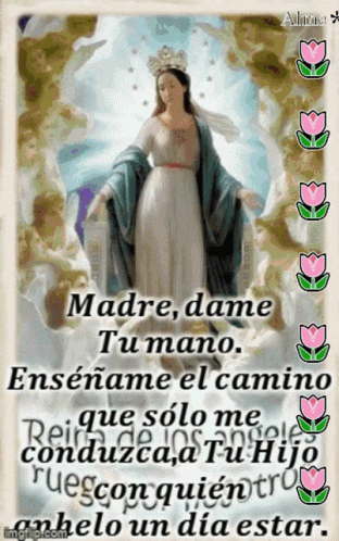 Woman With Crown Madre Dame Tu Mano GIF