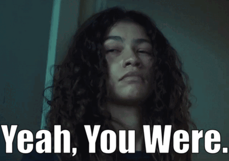 Woman with Curly Hair Saying Yeah