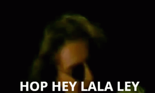 Woman With Curly Hair Says Don't Look At That GIF