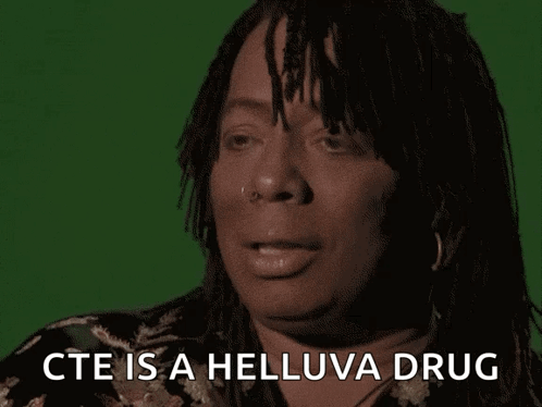Woman With Dreadlocks and Nose Ring Says CTE Is a Helluva Drug
