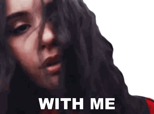 Woman with Dreadlocks Says With Me