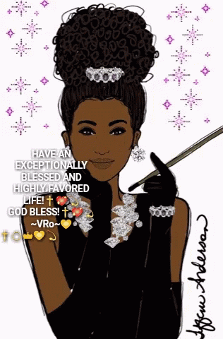 Woman With Exceptionally Blessed Life God Bless GIF
