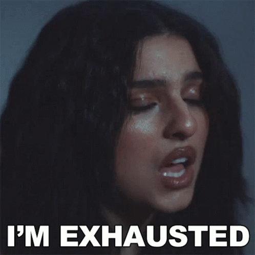 Woman With Exhausted Words