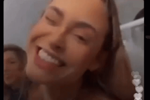 Woman With Eyes Closed And Mouth Open