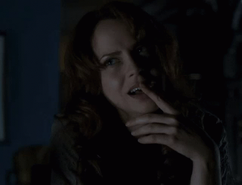 Woman With Eyes Closed and Mouth Open