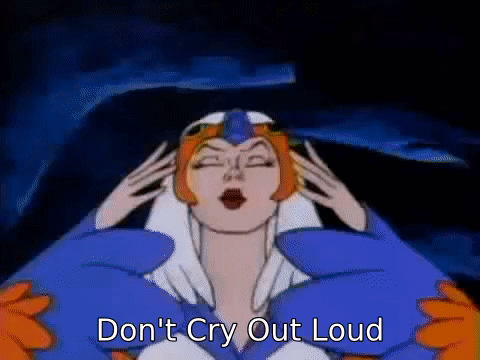 Woman With Eyes Closed Don't Cry Out Loud