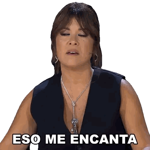 Woman with Eyes Closed 'Eso Me Encanta