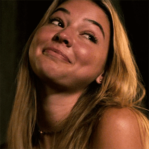 Woman With Eyes Closed GIF