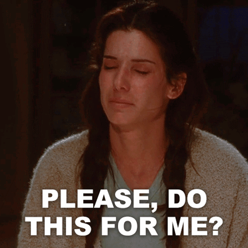 Woman With Eyes Closed Please Do This For Me GIF