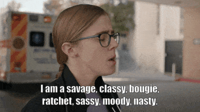 Woman with Glasses and Stethoscope Says I Am a Savage Classy Bougie