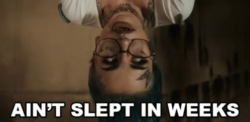 Woman With Glasses Laying Upside Down