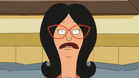Woman With Glasses Making Funny Face