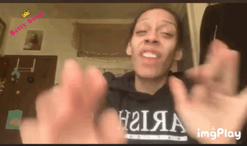 Woman With Glasses Open Mouth Funny Face GIF