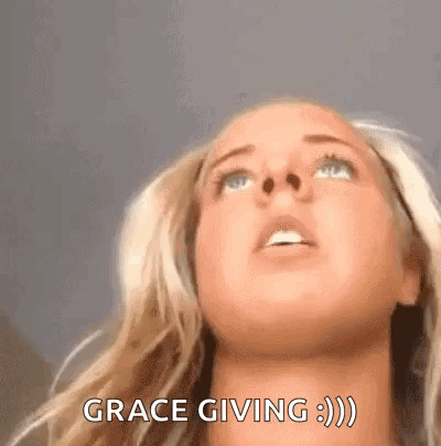 Woman With Grace Giving Above Her