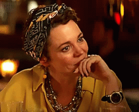 Woman With Headband And Watch Looking Left GIF