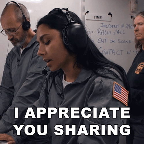 Woman With Headphones American Flag I Appreciate You Sharing