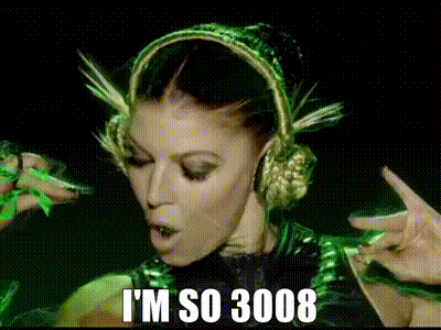 Woman With Headphones Saying I'm So 3008 GIF