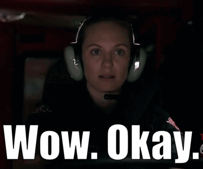 Woman With Headphones Saying Wow Okay