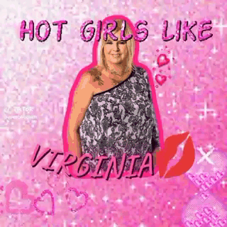 Woman With Hot Girls Like Virginia on Pink Background
